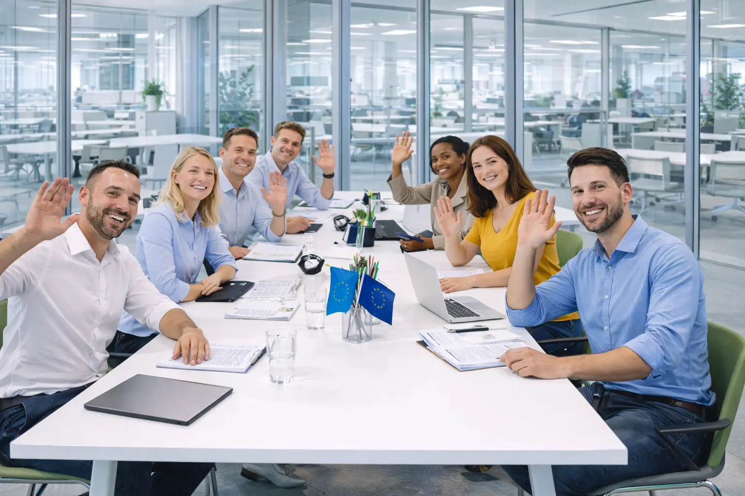 Teachers participating in Erasmus teacher training courses in Bordeaux during a professional development session