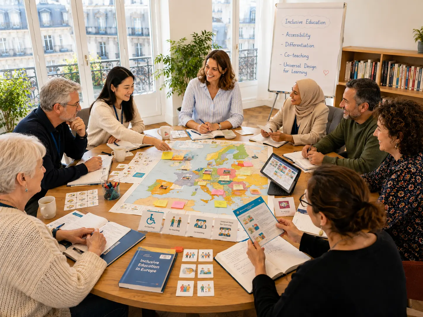 Inclusive education in Europe: teachers comparing school practices during an Erasmus+ course in Bordeaux